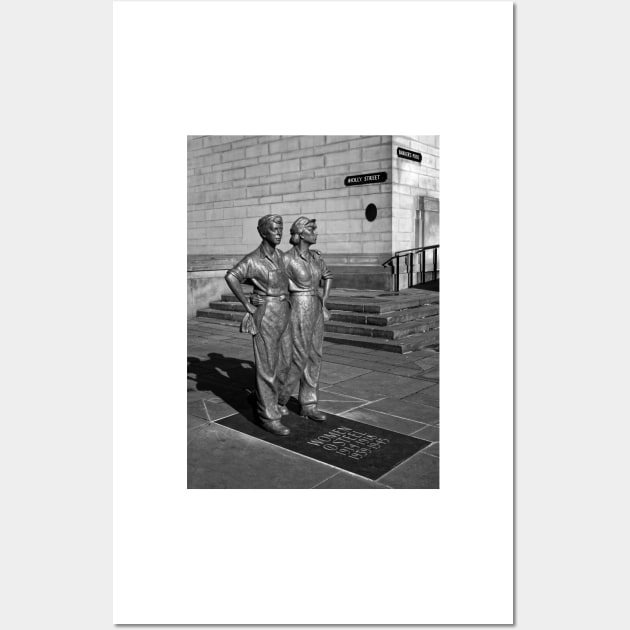 Women of Steel in Mono Wall Art by galpinimages